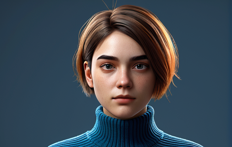 캐릭터 디자인의 학문적 연구 트렌드 - AI-Generated Character with Emotional Depth and Stylized Realism**
**Prompt:** A young, female char...