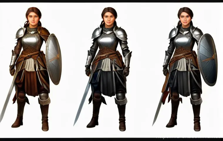 캐릭터 디자인의 팀워크 개선 방법 - **Prompt:** A formidable male fantasy warrior, muscular and broad-shouldered, standing in a confiden... 캐릭터 디자인의 팀워크 개선 방법 - **Prompt:** A formidable male fantasy warrior, muscular and broad-shouldered, standing in a confiden...