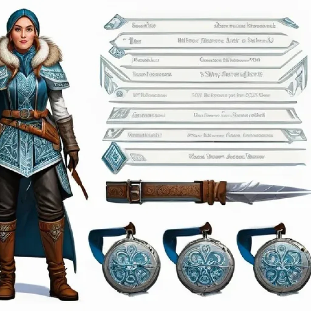캐릭터 디자인 입시 전략 - **Character Concept Sheet: "The Frostwarden" for a Slavic Fantasy Game**
A highly detailed chara...