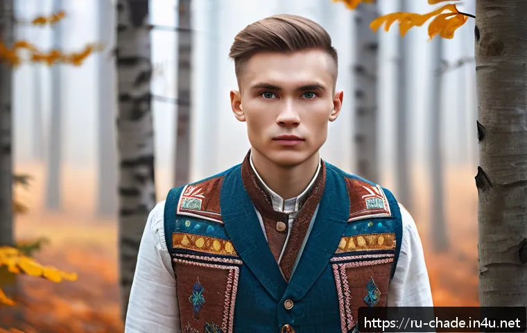 캐릭터 디자인의 문제 해결 사례 - A detailed portrait of a young Russian folk hero inspired by traditional Slavic fairy tales, wearing...